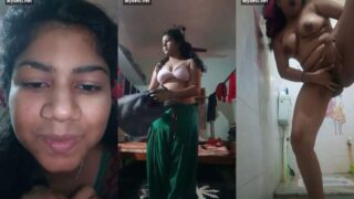 Desi Sexy Figure Girl Fingering Her Pussy and Pressing Boobs XXX Video
