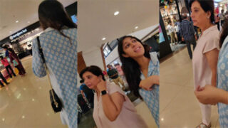 At Shopping Mall Random Underskirt Panty And Naked