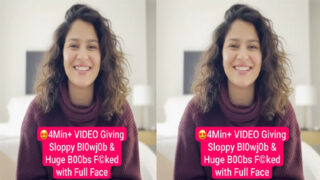 HR Manager Giving Sloppy Blowjob to Fresher – Huge Boobs Fucked with Full Face Video
