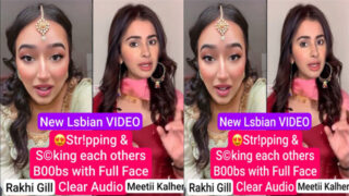 Meetii Kalher & Rakhl Girl New Lsbian Stripping – Sucking Boobs with Full Face