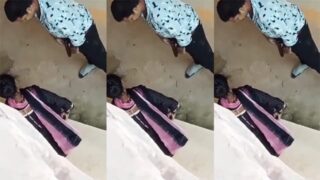 Uncle Girl Behind The Bus Stop On Highway Hard Fuck MMS